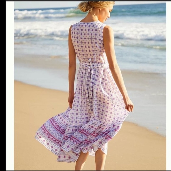 NWT ANTROPOLOGIE RO’S GARDEN MARIANA MIDI DRESS M - Picture 3 of 8